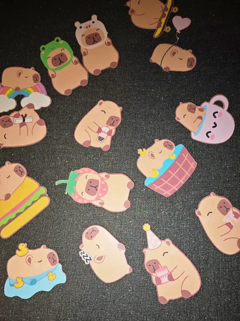 Stickers Capibara Kawaii