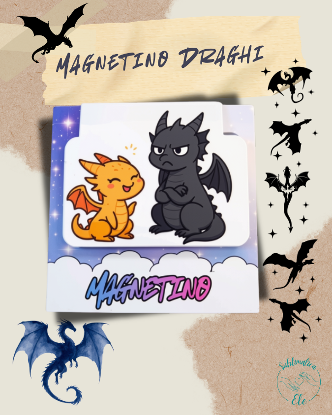 Magnetini Draghi Romantasy - immagine 2