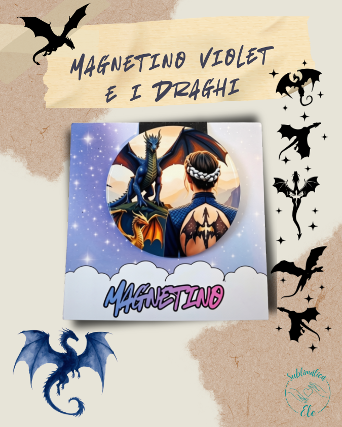 Magnetini Draghi Romantasy - immagine 4