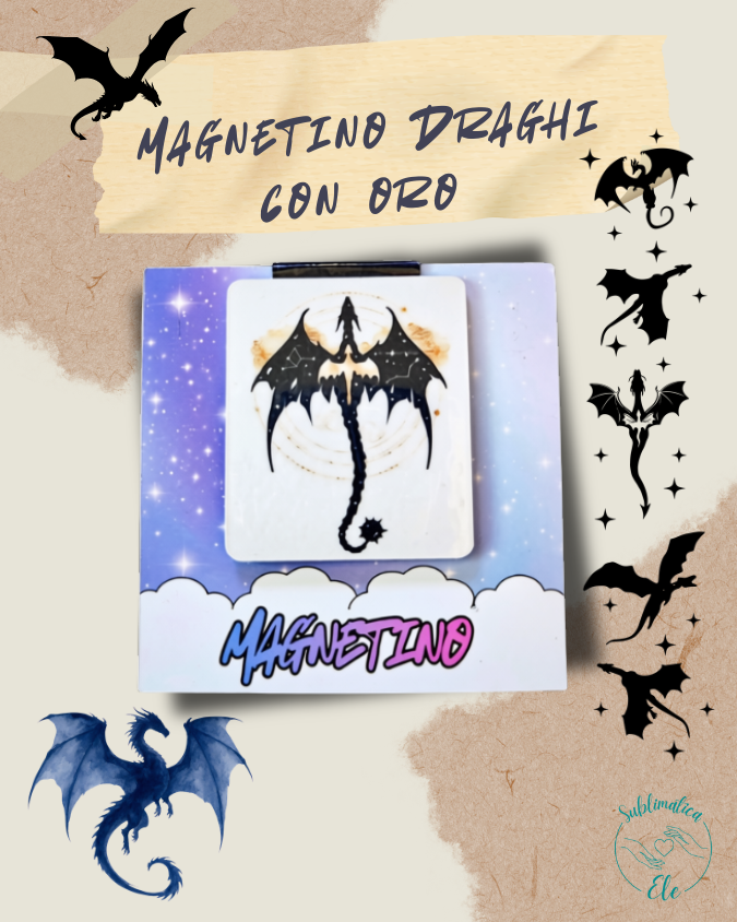Magnetini Draghi Romantasy - immagine 6